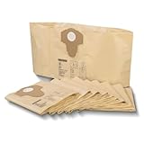 AromeLivii 6 Stück Beutel für Parkside-Geräte PNTS 1400, PNTS 1500, PWD 25, PWD 30, Staubsaugerbeutel Zubehör passend für Staubsauger Einhell-Geräte Nass-Trockensauger (Schmutzfangsack 30 L, 6 Stück)
