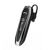 TELLUR VOX 100 Headset Bluetooth Handy, Headset für Handys USB C, 22 Stunden Gesprächszeit, BT 5.3, Multipoint Zwei verbundene Geräte, 360° Drehung für rechtes oder linkes Ohr, iPhone/Android/Windows