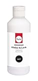 Rayher Decoupage Kleber & Lack, matt, Flasche 250 ml, Papierkleber, für Decoupagepapiere, Collagen, Mixed-Media Technik, transparenter Kleber und Schutzlack in einem, 35104000