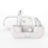 JL-Hearing Tonverstärker mit LED-Leistungsanzeige, wiederaufladbar oder für Senioren im Ohr, Tonverstärker mit Geräuschunterdrückung