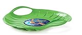 vom Pullach Hof Rutschteller Speed Schneeteller Tellerrutscher Rutschbob Teller Rutscher Schnee Schlitten Bob UFO große Gleitfläche (Grün)