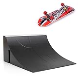 Skateboard-Rampe – Verbessern Sie die Feinmotorik, Finger-Skateboard-Rampen-Set, langlebig mit Schienen, Rampen, Treppen | Trainings-Requisiten, pädagogisches Spielzeug für oder Mädchen, Gesche