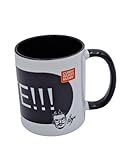 Currywurstmann™ LEUTE!!! Tasse – Lustig mit Spruch – Geschenkidee für Frauen, Männer und Kollegen – Hochwertige Keramiktasse, spülmaschinengeeignet