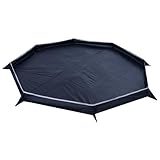 Camping-Set für Zeltunterlagen, wasserdicht, achteckig, Bodenmatte für den Außenbereich, leichte tragbare Picknickdecke, Schutzplane für Zelte, Reisen