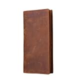 CALLARON Herren Geldbörse Portmonee Herren Münzfach Light Brown