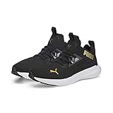 PUMA Damen Cushioning Softride Enzo NXT Damen Laufschuhe 40 Black Team Gold Beige