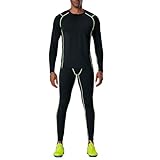 Skiunterwäsche Herren,Thermounterwäsche Damen-Skiunterwäsche Thermo Unterwäsche Set-Warme Schneeanzug-Merino Unterwäsche-Skianzug Winter Thermowäsche Thermo Oberteil Und Unterteile Thermo Kleidung