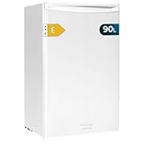 Cecotec Mini-Kühlschrank 90 l, 1 Tür, Bolero Coolmarket TT Origin 90 White E, Tischkühlschrank, Höhe 83 cm und Breite 47 cm, optimaler Verbrauch, temperaturregelbar