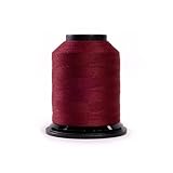 Finesse Faden, einfarbig, 100 % Polyester, 3-lagig, 50 W, Fadenkegel, 100 % Polyestergarn zum Quilten und Nähen (Merlot, 914 m)