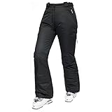 Trespass Damen Lohan Wasserdichte Skihose Mit Seitenbel ftung, Schwarz, L EU