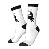 Sneaker Socken Dirtbike-Motocross-Rennen Kompressionssocken Haltbarkeit Fitness Socken Atmungsaktiv Sportsocken Für Outdoor Sport Trekking 40CM
