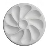 Austernteller, Polypropylen, Weiß, für 9 Stück, 9531