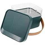 HAPINARY Medizin-Box tragbares Erste-Hilfe-Set Reiseapotheke mit Deckel medizinschrank notfalldose kaufen Aufbewahrungsbehälter Organizer für Medizinbedarf Plastik Green