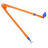 Homoyoyo Stationärer Zirkel aus Kunststoff mit Einstellbarem Radius für Exaktes Kreise Zeichnen bei Schulunterricht und Präsentationen