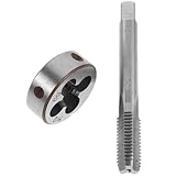 KONTONTY Handgewindebohrer Gewindereparaturmaschine Metrischer Gewindebohrer Und Schneideisen Heimwerker Gewindebohrer Und Schneideisen Metrisches