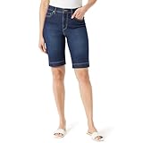 Gloria Vanderbilt Damen Amanda Bermuda High Rise Short Petite Bermudas, Madison, 48