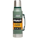 Stanley Classic Vakuum-Flasche, 1 Liter, Grün Messer, grau, 1 L