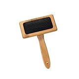GRIRIW Pflegekamm Für Haustiere Vintage Tierhaarbürste Mit Holzgriff Effektives Reinigungswerkzeug Für Die Fellpflege Entwirrende Bürste Für Katzen Und Hunde