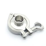 304 Edelstahl Sanitärarmatur-Set - Schweißhülse, Tri-Klemme, Silikondichtung & Endkappe für Heimwerker