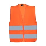 Korntex Warnweste Standard - Kinder, Orange, XS