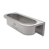 LANDMANN Magnetischer Saucenhalter | Für Befestigung am Grill, Kühlschrank & an allen magnetischen Flächen | Für bis zu 3 Saucenflaschen (je 250 ml) | Starker Magnet mit 1,2 kg Tragkraft [Edelstahl]