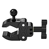 Fegtrtyoa 17mm Kugelkopf Universaleinstellung Fotografie Metallkrabbenklaue Multifunktionales Starkes Klemmstativ Desktop-Kameraständer