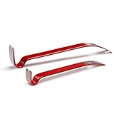 Brecheisen Set 2tlg (190mm &380mm) von Hultafors I Praktische Multifunktions-Stemmeisen I Robuste & langlebige Nagelzieher für Holzarbeiten uvm I 827015