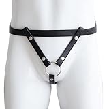 BDSMJOY Peniskäfig Fester Hilf Riemen,Chastity Belt Male,Chastity Cage Strap, Hilfsriemen Cock Cage Chastity Belt Keuschheitskäfig Männer
