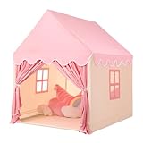 Wilwolfer Kinder Spielzelt für Kleinkinder: Prinzessinnen Spielhaus für Mädchen & Jungen - Großes Zelt für drinnen und draußen - Perfektes Spielzeug für Kinder