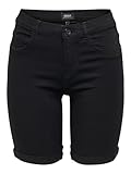 ONLY Female Jeans-Shorts ONLRAIN Mittlere Taille Eng anliegend Jeans-Shorts
