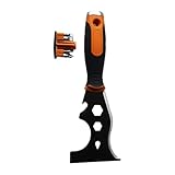 Reinigungsschaber, Spachtelschaber, 16 in 1 Edelstahlschaber, Farbentferner-Zubehör, Abbeizwerkzeug zum Ziehen von Nägeln, Schaben