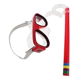 TOYANDONA Schnorchelset mit Verstellbarem Kopfband HD Anti beschlag Schwimmbrille mit Nasenabdeckung Sicherer Sitz für Jugend Schnorchelausrüstung für Sommerferien und Schwimmtraining
