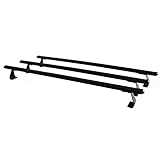 Dachträger Gepäckträger Relingträger Kompatibel mit Nissan NV200 2010-2022 Alu Schwarz 3tlg - Fahrradträger Dachboxen Dachgepäckablage Dachteile Eloxiertem Aluminium
