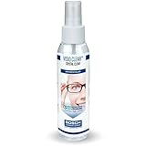 VisioClear® | 1x 100 ml Antibeschlag-Spray Brillenreiniger mit Sprühaufsatz, gegen Fettflecken & Abdrücke – antistatische & staubabweisende Reinigung der Brille - schonend für alle Gläser-Typen