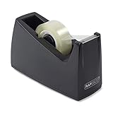 Rapesco RPTD30BK 300 Klebebandspender mit 25 mm Kern, Klebeband Nicht Enthalten, Schwarz