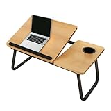 Faltbares Laptop -Betttablett - tragbarer Schoßschreibtisch für Arbeit oder Frühstück | Leichter Sofa -Tabletttisch für Couch, Boden und Bett