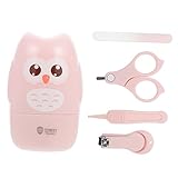 TOYANDONA 1 Satz Nagelknipser-set Bausatz Babys Kamm Nägel Nagel-kit Nagelknipser Für Hunde Eingewachsen Neugeborenes Fingernagel Zahnbürste Schere Artikel Nagelfeile Für Klein Abs Rosa