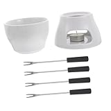 Amosfun 1 Satz Schokolade Schmelztiegel calentador de Leche Herd zum Schmelzen von Schokolade Käseerwärmung käsefondue Set käse fondueset Schokoladenschmelzofen Schokoladenfondue Eisen