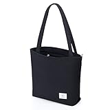 KALIDI Canvas Tasche Damen Groß Shopper Handtasche Damen Schultertasche mit Reißverschluss Tote Bag Canvas Tasche Damen Umhängetasche für Schule Arbeit Einkauf Alltag Reisen