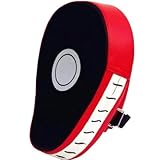 Box Handschuhe aus Leder,Gebogene Fokus Pads,Boxen Schlaghandschuhe Boxpolster,Strike Kick Shield Gebogene Fokus-Pads,Haken Stoß Handschuhe Focus Pads Kickboxen,Taekwondo, Muay Thai Training,1PC