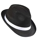 W WIDMANN MILANO Party Fashion - Gangster Hut aus Filz, Mafia Hut, Filzhut, Fasching, Karneval, Mottoparty