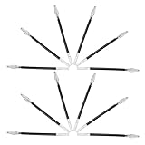 BESTonZON 30 Stück Ersatzminen für Holzschnitzstifte Präzise Schwarze Tintenpatronen mit Feiner Spitze Leichtgängige Stiftminen für Schüler und Bürobedarf