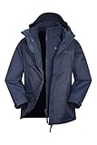 Mountain Warehouse Bracken Wasserfeste 3 in 1 Kinder Winterjacke - Warmer Fleecejacke, Regenjacke, Jungen, Mädchen, Doppeljacke, Übergangsjacke, Winter Marine Kinder 152 EU (11-12 Jahre)