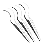 Alipis 6 Stück Teiliges Wimpern anlegehilfe aus Transparentem und Schwarzem Kunststoff Verstellbar für Präzises Anpassen Langlebig und Wiederverwendbar für Salon und Heimgebrauch