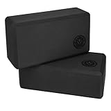 Yoga Block 2er Set VonBueren | 22 x 12 x 7,5 cm je Yogablock | Yogablöcke für Damen und Herren aus EVA | Klötze für Pilates