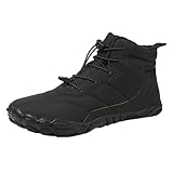 Angebote Tages Blitzangebote, Barfußschuhe Damen Herren Unisex Winterschuhe rutschfeste Barfuss Schuhe Winterstiefel Winterboots Gefüttert Schneestiefel Wasserfest Wanderschuhe Große Größen