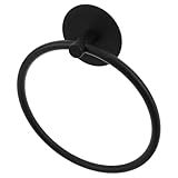 VALICLUD Handtuchring ohne Bohren aus Edelstahl Runder Wandhandtuchhalter für Bad und Küche Selbstklebender Handtuchständer Platzsparende Handtuchaufbewahrung