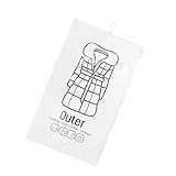 Vakuumbeutel für Kleidung – platzsparende Vakuum-Aufbewahrungsbeutel, wiederverwendbar, luftdicht, für Reisen, Zuhause, Kleiderschrank, Schrank, Koffer, Rucksack, Wintermantel