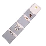 Mini-Reise-Schmucktasche – faltbare, kompakte Ringorganisationstasche | Schmucktasche für Damen, Geldbörse, Tasche, Gepäck, Zuhause, den täglichen Gebrauch