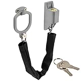 ONVAYA® Türgriffkette mit Kratzschutz, Türkette, Türsicherung - Türverriegelung OHNE BOHREN der Türe